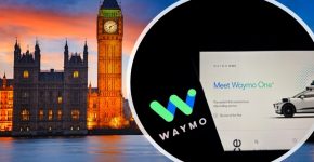 תגיע ללונדון. Waymo.