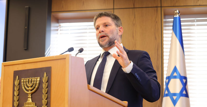 הרבה תלוי בו. שר האוצר, בצלאל סמוטריץ'.