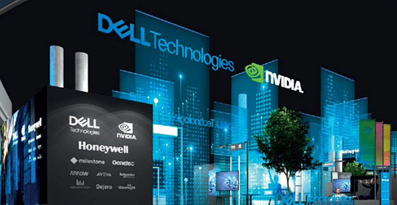 הביתן של אנבידיה ודל בתערוכה.