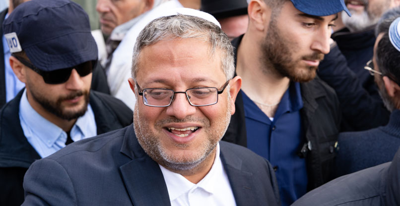 השר לביטחון לאומי, איתמר בן גביר.