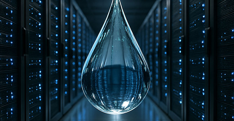 חבל על כל טיפה - גם בחוות השרתים ל-AI.