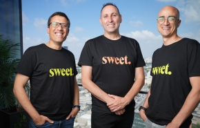 מקימי סוויט סקיוריטי. מימין: אוראל בן ישי, סמנכ"ל המו"פ של החברה; תא"ל (מיל') דרור קשתי, המנכ"ל; ואל"מ (מיל') אייל פישר, סמנכ"ל המוצר.