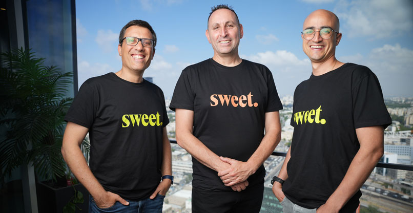 מקימי סוויט סקיוריטי. מימין: אוראל בן ישי, סמנכ"ל המו"פ של החברה; תא"ל (מיל') דרור קשתי, המנכ"ל; ואל"מ (מיל') אייל פישר, סמנכ"ל המוצר.