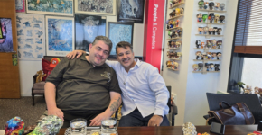 מימין: גולן אשטן, משנה למנכ"ל, ומייק מלניק, בעלים ומנכ"ל - אספייר.