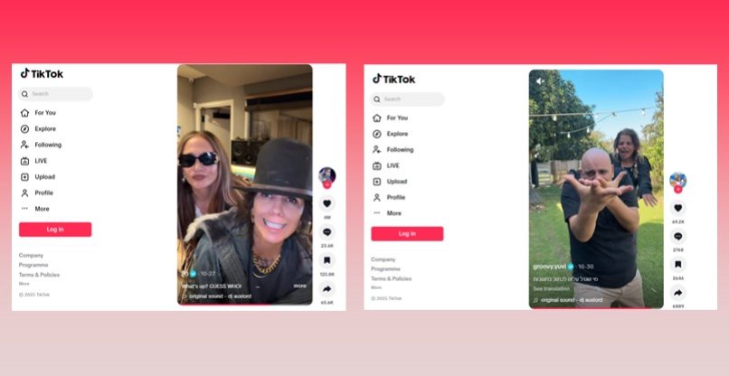 שרפו את טיקטוק עם הצטרפותם לטרנד. יובל המבולבל ורינת גבאי, ולינדה פרי, סולנית 4 Non Blondes, יחד עם ג'ניפר לופז.