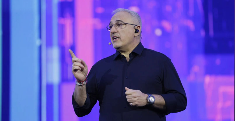 מנכ"ל HPE, אנטוניו נרי, בכנס היום (ד').