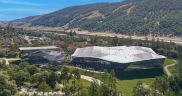 הדמיה של הקמפוס החדש של אנבידיה בקריית טבעון.