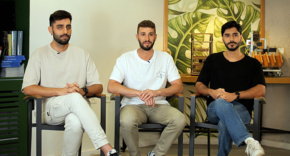 מפתחי אפליקציית "שבילי זיכרון": נועם בן בנימין, בן מנדלסון ויוסי בן שושן.