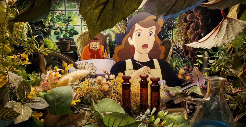 תמונה שנוצרה על ידי סטודיו ג'יבלי.