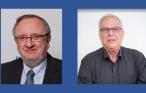 מימין לשמאל: אריה עמית - יועץ בכיר לאסטרטגיה, ניהול שינוי וארכיטקטורות IT; ורז הייפרמן - יועץ בכיר לטרנספורמציה דיגיטלית, BDO Consulting, מרצה בתוכניות MBA במכללות אונו ורופין.