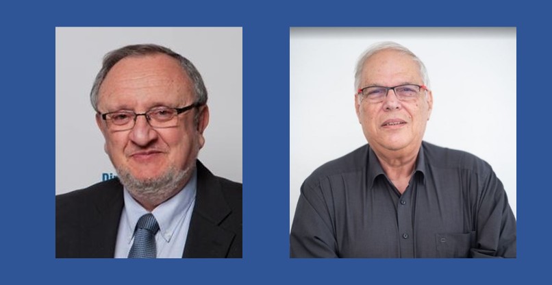 מימין לשמאל: אריה עמית - יועץ בכיר לאסטרטגיה, ניהול שינוי וארכיטקטורות IT; ורז הייפרמן - יועץ בכיר לטרנספורמציה דיגיטלית, BDO Consulting, מרצה בתוכניות MBA במכללות אונו ורופין.