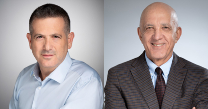 מימין: עו"ד ג'קי דבי, סמנכ"ל החטיבה המשפטית וחבר בהנהלה המשותפת של פלאפון ו-yes - פורש, ועו"ד עופר ויסוקר, היועץ המשפטי וסמנכ״ל הרגולציה של yes, יחליף את ג'קי דבי בתפקיד סמנכ"ל החטיבה המשפטית.