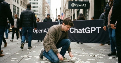 האם הוא החליט לאסוף את הכסף שעל הרצפה? סם אלטמן, מנכ"ל OpenAI.