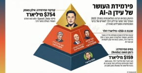 הסכומים בה תפחו ללא הכר. פירמידת העושר של קברניטי הטק.