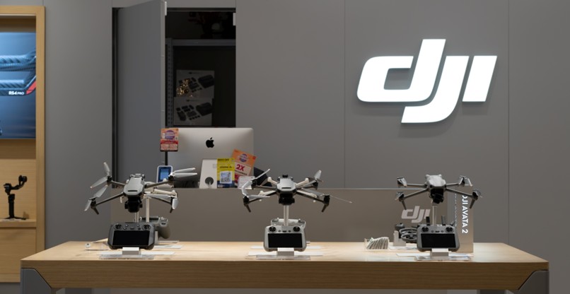 הרחפנים החדשים שלה לא יורשו להימכר בארה"ב. DJI.