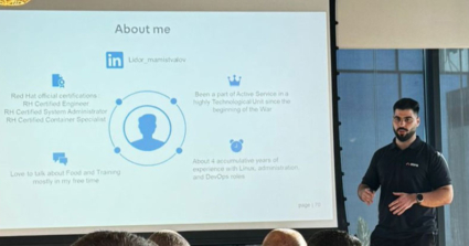 לירון ממיסטבאלוב, DevOps & Cloud Professional OpenShift & AWS באברא.