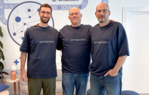 מייסדי סייבוקס. מימין: בועז אבידן, אחיקם קאופמן, גיא בר-גיל.