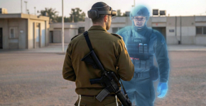 הדמיה של הסימולטור שהוטמע ברבנות הצבאית.