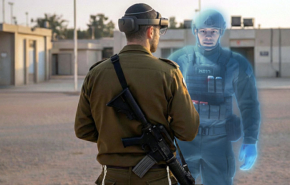 הדמיה של הסימולטור שהוטמע ברבנות הצבאית.