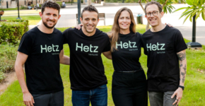 הנהלת חץ ונצ'רס. משמאל: יהודה טאוב, פבל ליפשיץ, ענת איתן וגיא פיגל.