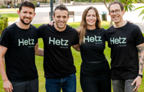 הנהלת חץ ונצ'רס. משמאל: יהודה טאוב, פבל ליפשיץ, ענת איתן וגיא פיגל.