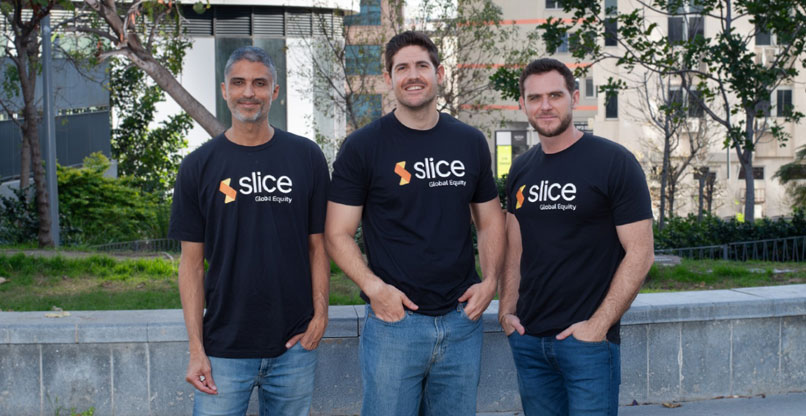 מייסדי סלייס: מאור לברן, המנכ"ל, יואל אמיר, סמנכ"ל המוצר, וסמואל עמר, סמנכ"ל הטכנולוגיות.