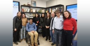 הצוות המוביל את מיזם ה-STEM בגליל המערבי. רם שמואלי, הפרויקטור, שני מימין.