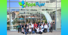 משתתפות האקתון ב-AppsFlyer, לחיזוק בטיחות נערות ברשת.