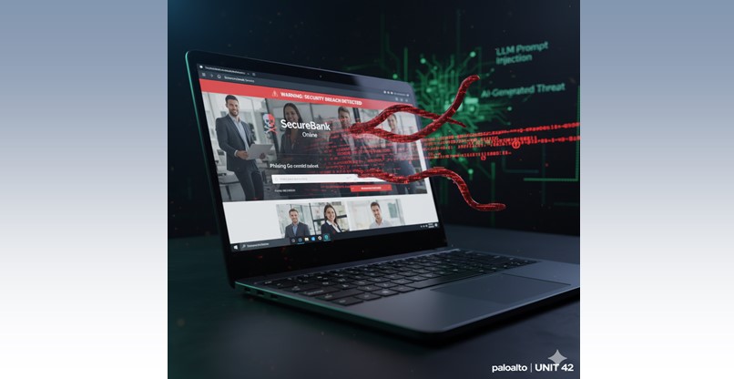 דף האינטרנט הלגיטימי מתגלה בדיעבד כאתר פישינג מסוכן.