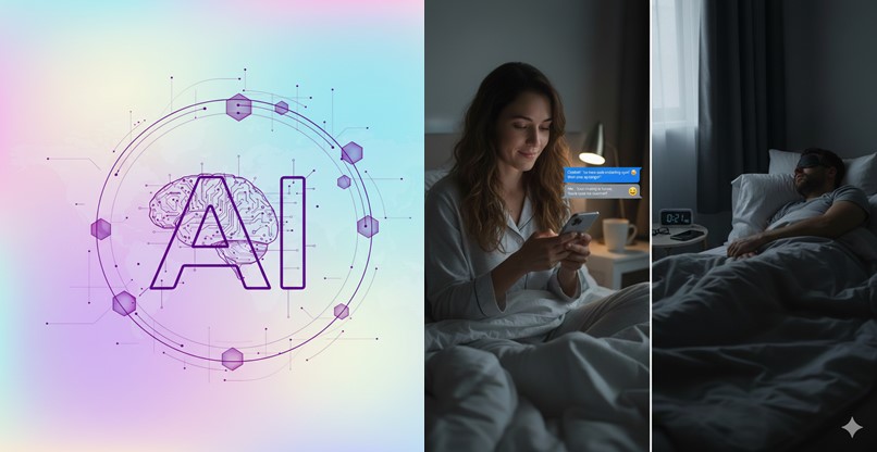 הגבר ישן והצ'טבוט מפלרטט בשמו ובמקומו. החיזור בעידן המודרני.