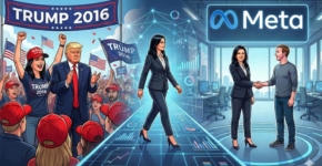 הייתה יועצת של טראמפ, וכעת הופכת לנשיאת וסגנית יו"ר מטא. דינה פאוול מק'קורמיק.