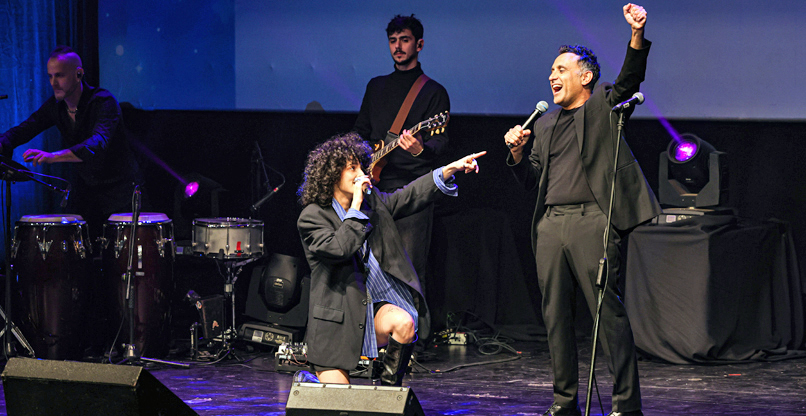 יניב ביטון עם ליהי טולדנו.