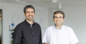 מייסדי IO River. אדוארד צינובוי, המנכ"ל, ומיכאל חכימי, ה-CTO.