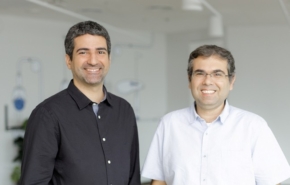 מייסדי IO River. אדוארד צינובוי, המנכ"ל, ומיכאל חכימי, ה-CTO.