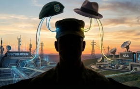 מעורר ויכוחים ודרש שימוע בסנאט. התפקיד הכפול בארגוני הביון והסייבר של ארה"ב.