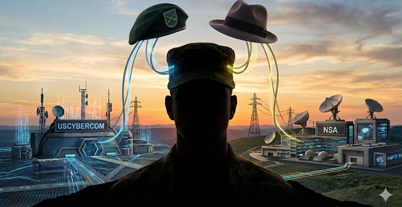 מעורר ויכוחים ודרש שימוע בסנאט. התפקיד הכפול בארגוני הביון והסייבר של ארה"ב.