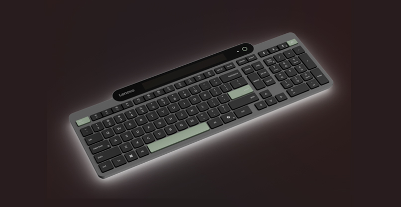 מקלדת בלוטות' נטענת מעצמה מבית לנובו.