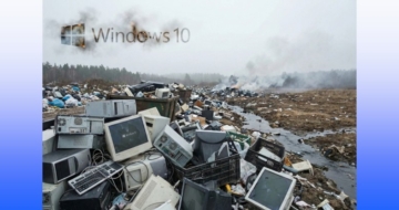 נזרקים לאשפה במאסות. מחשבי Windows 10 הלא נתמכים.