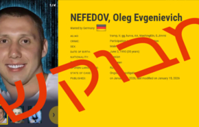 מבוקש: ראש כנופיית בלק באסטה - אולג יבגנייביץ' נפדוב.