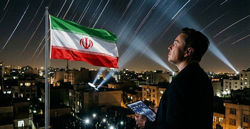 פתח אינטרנט לוויני של סטארלינק לאיראנים המוחים נגד השלטונות. אילון מאסק, מנכ"ל ומייסד SpaceX.