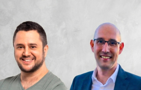 מימין: זיו הרפינסט, סמנכ"ל כספים ראשי, ויוגב גולדיס, סמנכ"ל משאבי אנוש ותרבות – קומודור.