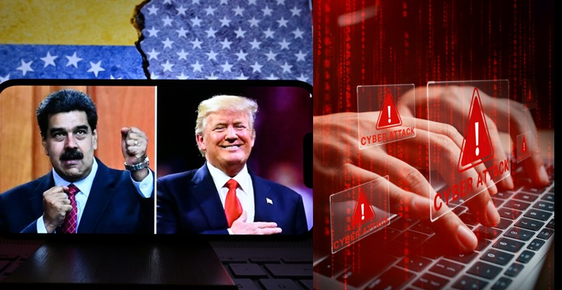 תקף את ונצואלה בסייבר וחטף את הנשיא מדורו. דונלד טראמפ.