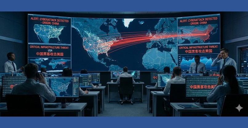 תקפו תשתיות בצפון אמריקה. האקרים סינים.