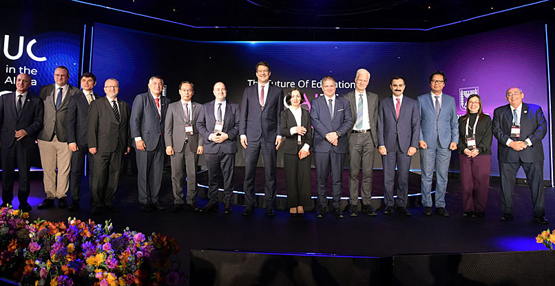 שר החינוך, יואב קיש, ובכירים מחו"ל בכנס היום (ב').