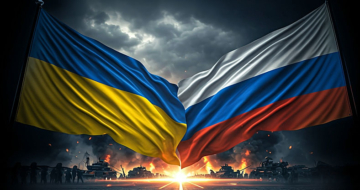 ארבע שנים גם של מלמת סייבר בין רוסיה לאוקראינה.