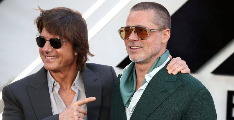 בראד פיט וטום קרוז האמיתיים.