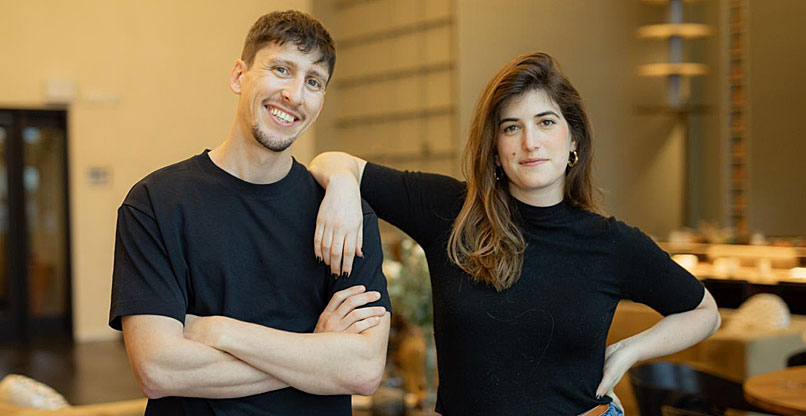 מייסדי וניס - רתם לוריא, המנכ"לית, ואור וקנין, סמנכ"ל הטכנולוגיות.