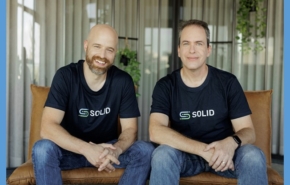 מייסדי סוליד. מימין לשמאל: יוני לייטרסדורף, המנכ"ל, וטל סגלוב, סמנכ"ל הטכנולוגיה.