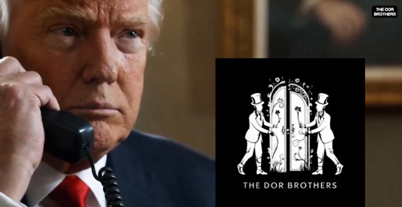 טראמפ יציר AI מככב בסרטיהם. האחים דור.