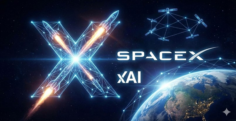 מתמזגות. SpaceX ו-xAI.
